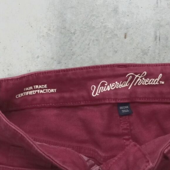 NWT High Rise Skinny Jeans- Mulberry Pink - Picture 3 of 7